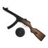 Страйкбольный пистолет-пулемет Snow Wolf PPSH EBB, дерево (SW-09W)